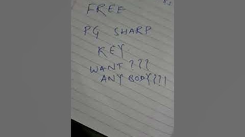 free pg sharp key only one available... whatsapp no.9931278728...Insta ID Pranavronaldo72