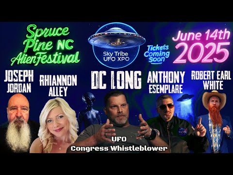 Sky Tribe UFO XPO at Spruce Pine Alien Festival June 14th 2025 | Speakers Announced