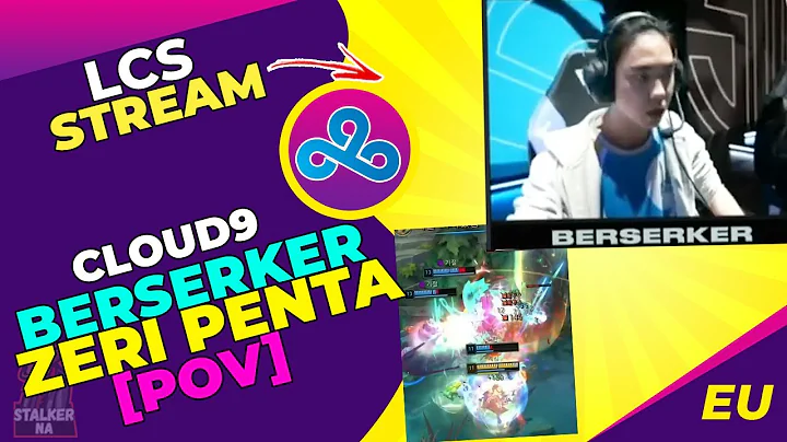C9 Berserker With ZERI PENTA in LCS 👀 [Berserker POV]