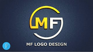How to Make Professional Logo on Android PixelLab | Pixellab Logo Design Tutorial | MF Logo Design