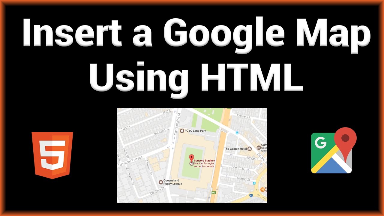 How do I add an interactive Google Map to HTML?