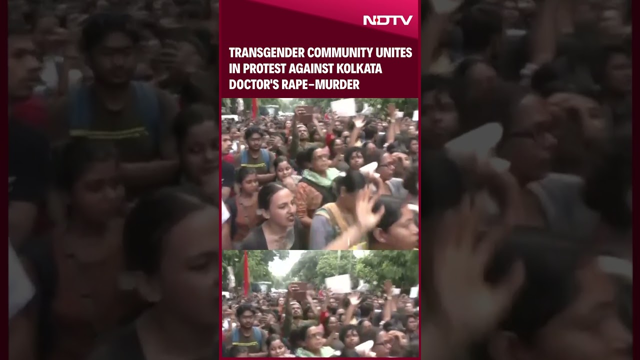 ⁣Kolkata Doctor Case | Transgender Community Unites in Protest Against Kolkata Doctor's Rape-Mur