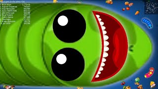 WormsZone.io Best Pro Slither Snake Top 01 / World Record Epic WormsZoneio Gameplay Moments #07 screenshot 4