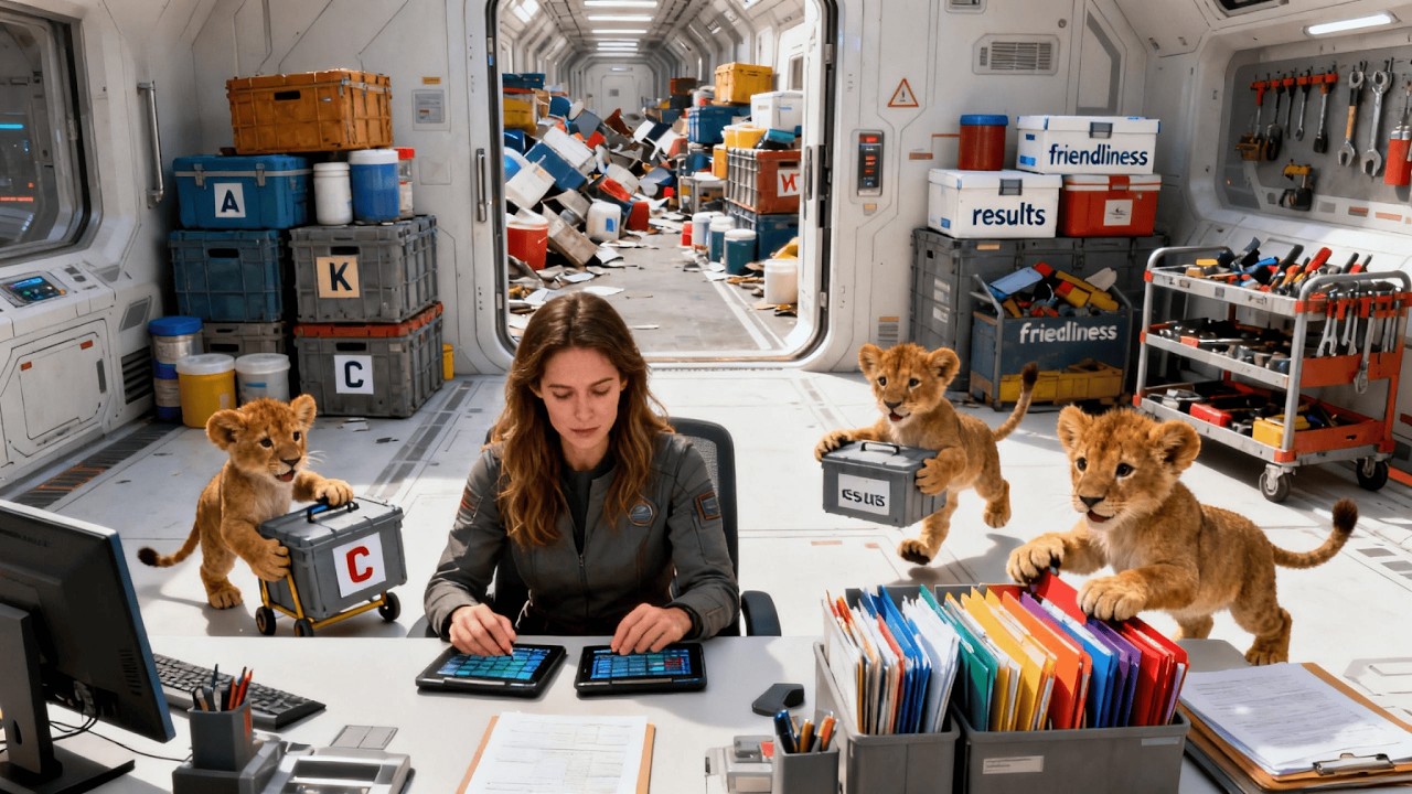 Она навела порядок на своём столе — «Кабс» реорганизовали всю базу… Неправильный алфавитный поряд...