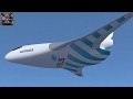 Airbus самолет будущего MAVERIC, a “blended wing body” scale model technological demonstrator