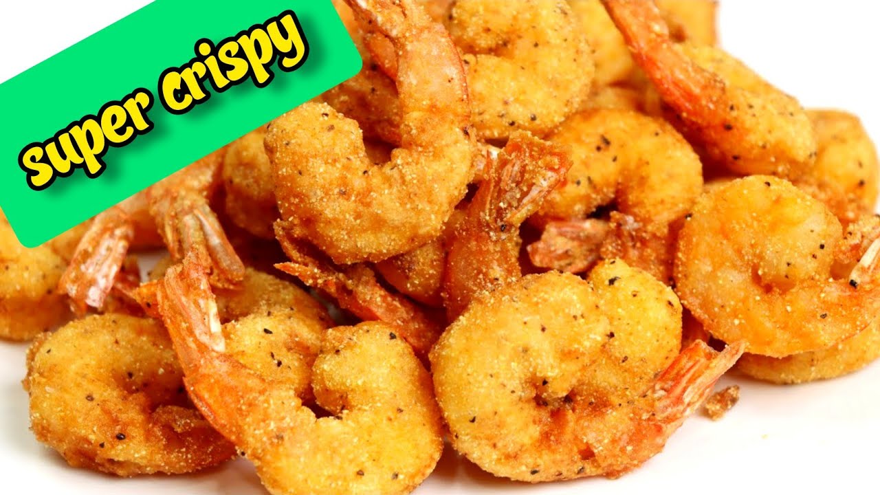 میگو سوخاری پفکی و خوش طعم / آموزش میگو سوخاری پفکی / fried shrimp ...