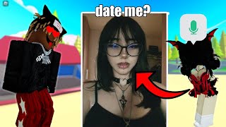 I asked STRANGERS to FACE REVEAL in ROBLOX VOICE CHAT