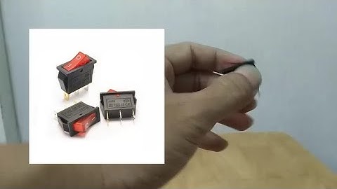 Công tắc bập bênh có đèn báo, giải thích và cách sử dụng