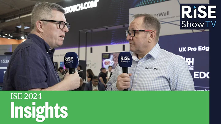 Celebrating 15 Years of Clevertouch | Advancing AV with ease of use | ISE 2024
