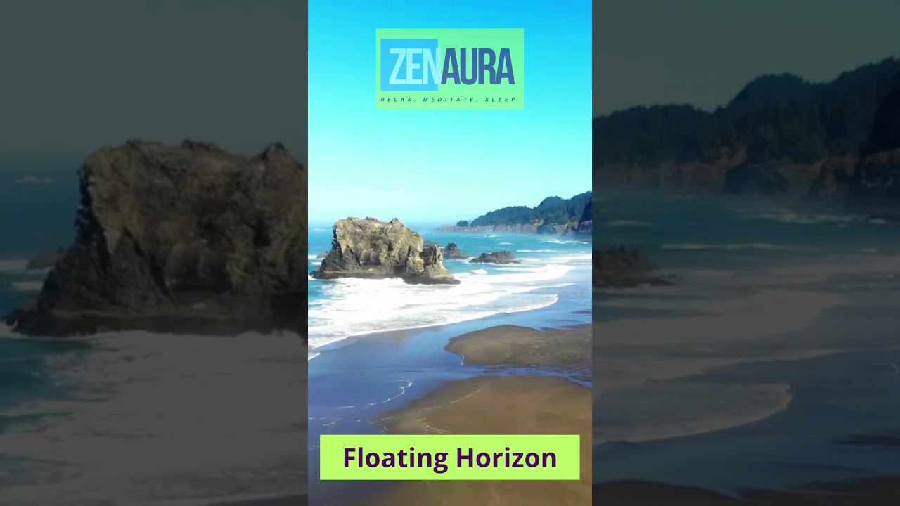Zen Horizon 🌅 – Hang Drum Meditation (Short) | Floating Horizon 🌄 | ZenAuraChannel
