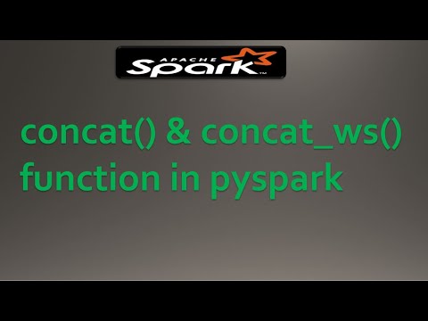 concat() and concat_ws() function in pyspark #pysparktutorial #dataengineering  #data