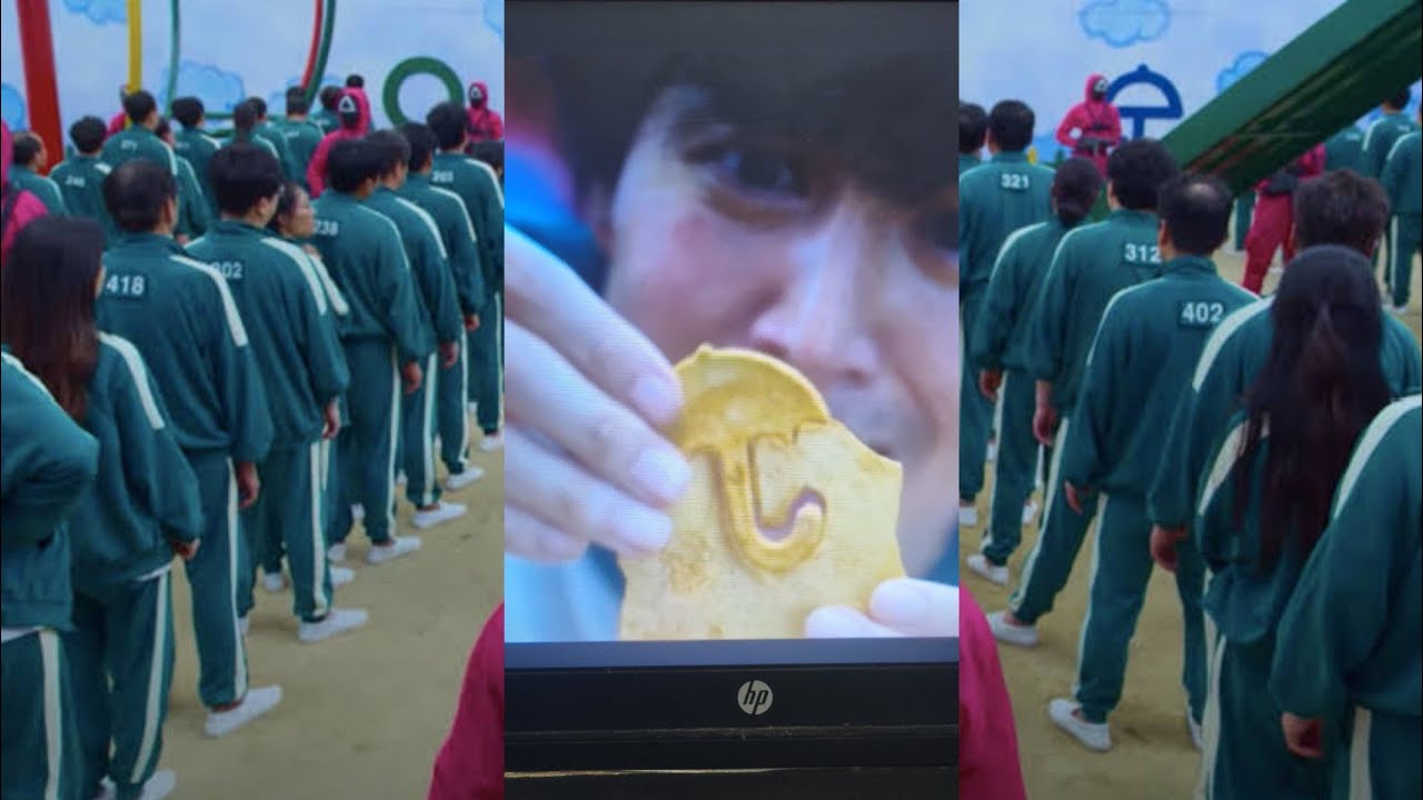 SQUID GAME Honeycomb candy Challenge 🍭🍭 