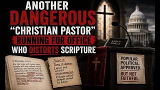 ANOTHER DANGEROUS "CHRISTIAN PASTOR" RUNNING FOR OFFICE WHILE DISTORTING SCRIPTURE