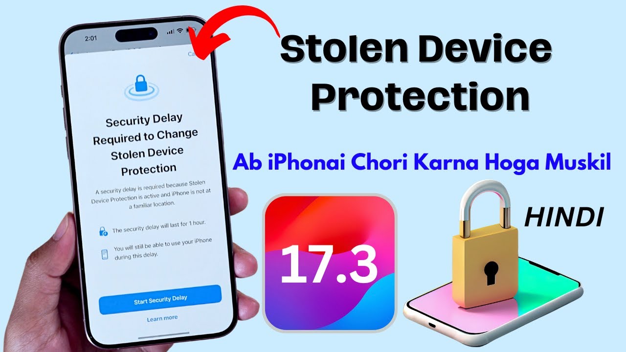 How to Use Stolen Device Protection Feature on iPhone iOS 17.3 ...