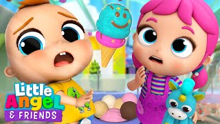 Be Safe At The Mall, Baby John | Little Angel And Friends Kid Songs