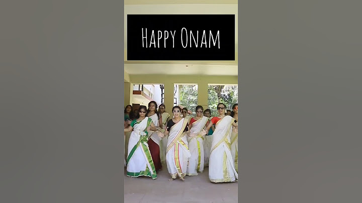 Fun Session with my students during dance school onam celebrations