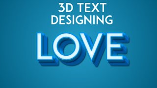 3d text design in Textoon | Text design tutorial | how to create 3d text in Textoon | Stylish text screenshot 1