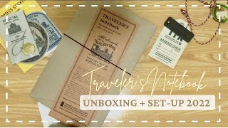 TRAVELER'S NOTEBOOK (UNBOXING + SET-UP 2022) | ASMR + Lofi MUSIC | FOREVERMICHANG
