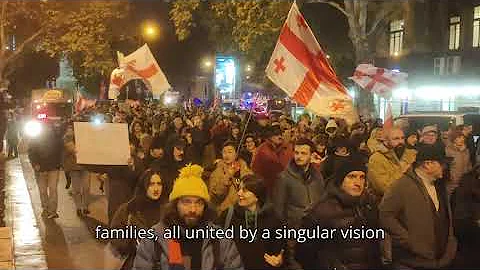 Inside the Massive Pro-EU Protests in Tbilisi, Georgia