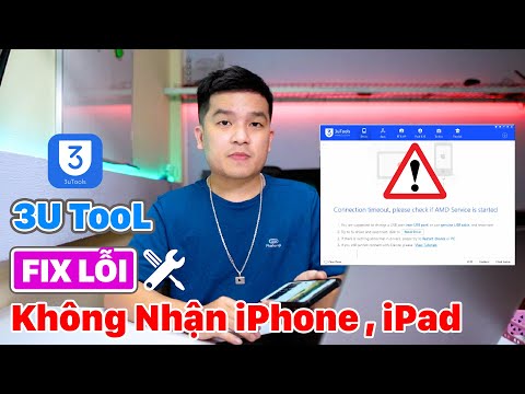 Hướng Dẫn Fix Lỗi 3UTools Không Nhận iPhone, Kết nối iPhone, ipad bằng 3UTooL | Duy Vũ Review