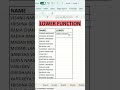 Learn the LOWER function in Excel now. #excel #exceltips #exceltutorial #exceltricks #youtubeshorts