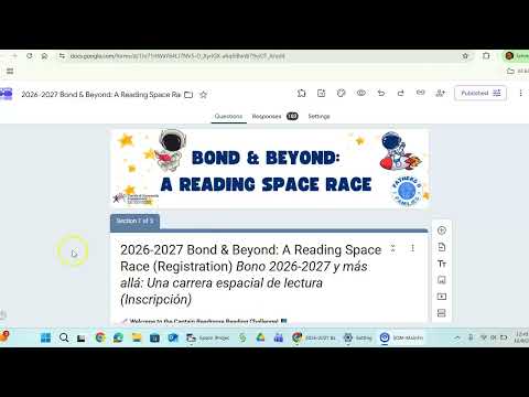 Bond & Beyond: A Reading Space Race (Beanstack Tutorial)