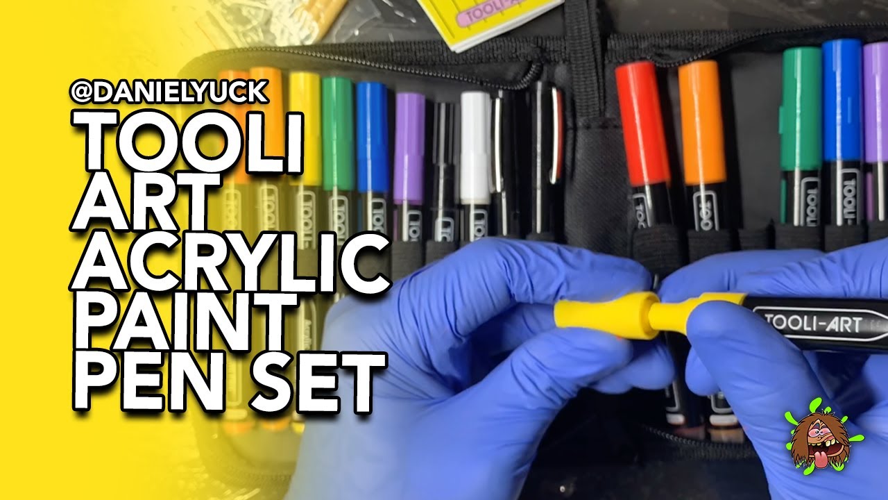 Tooli-Art Acrylic Paint Pens 24 Set Special Color Series Pastel Medium