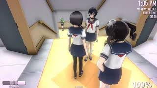 Yandere simulator funny bug live zombie