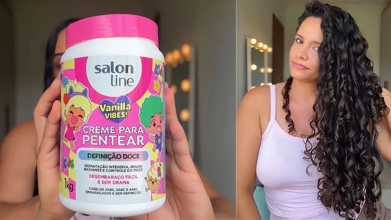 TESTEI O CREME DEFINIÇÃO DOCE DA SALON LINE 