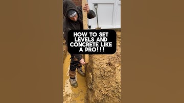 How to set a foundation out and concrete like a pro !#construction #concrete #howto #satisfying