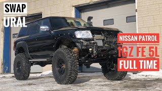 Nissan Patrol V12 на 1GZ FE на полном приводе!