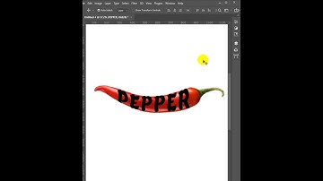 How To Put an Image Inside of Text in Photoshop FAST & EASY #shorts