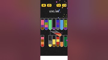 Water sort puzzle level 585