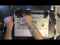 Dell inspiron 1750  take apart disassemble how to open disassembly
