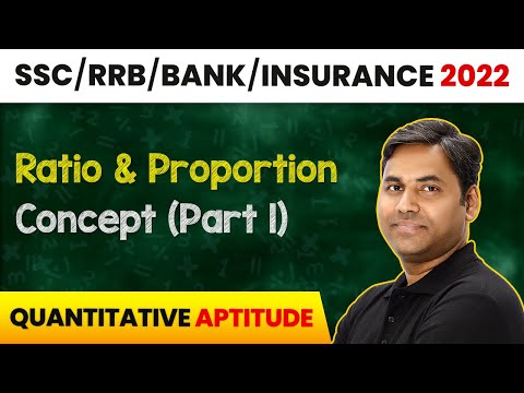 Ratio u0026 Proportion - Concept (Part 1) | Quantitative Aptitude | Banking Foundation Course 2022
