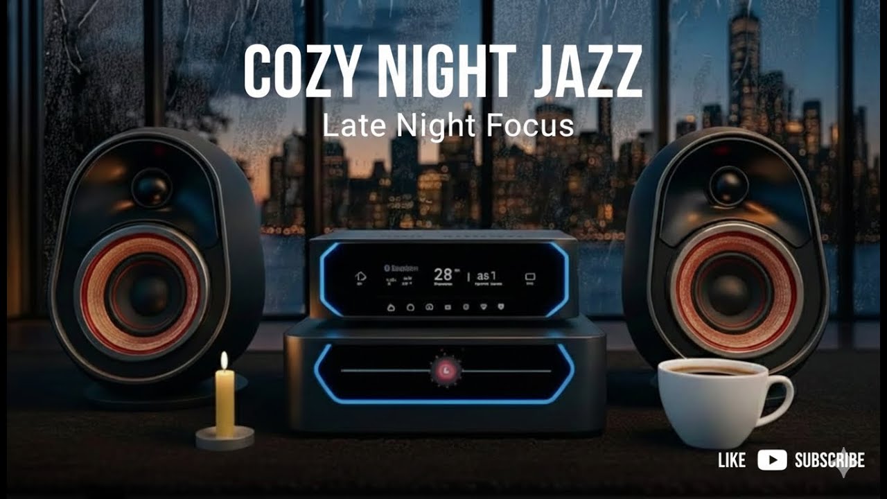 Smooth Saxophone Jazz 🎷 3 Hours of Cozy Night Jazz for Late Night