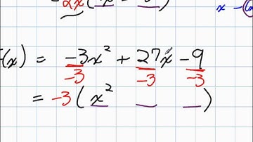 Common Factoring (Grade 11 mixed Lesson 2.2 3 4 13)