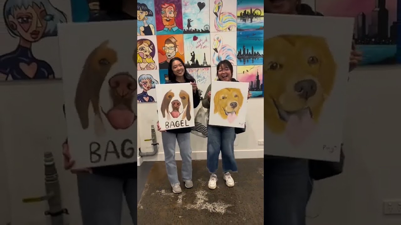 Champainting | Paint Your Pet - Paint and Sip 