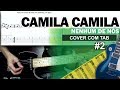 Camila Camila 🔷 Guitarra Cover Tab | Solo Original | Backing Track com Vocal 🎸 NENHUM DE NÓS