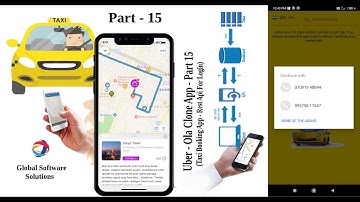 Uber - Ola Clone App - Part 15 (Taxi Booking App - Rest Api For Login)
