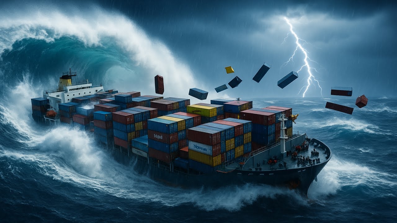 Super Typhoon Devastates Cargo Fleet, Thousands of Containers Lost at Sea 2025