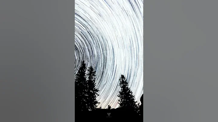 Star trails | Long Exposure Astrophotography Time-lapse #Shorts
