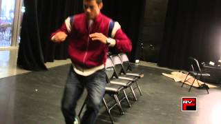 Power Ranger Actor Hector David Jr does a flip on set of That's So Hollywood BTS