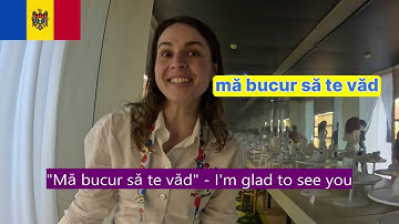 MOLDOVA  Pavilion | How many languages do you speak? "2" Moldovan girl Maria