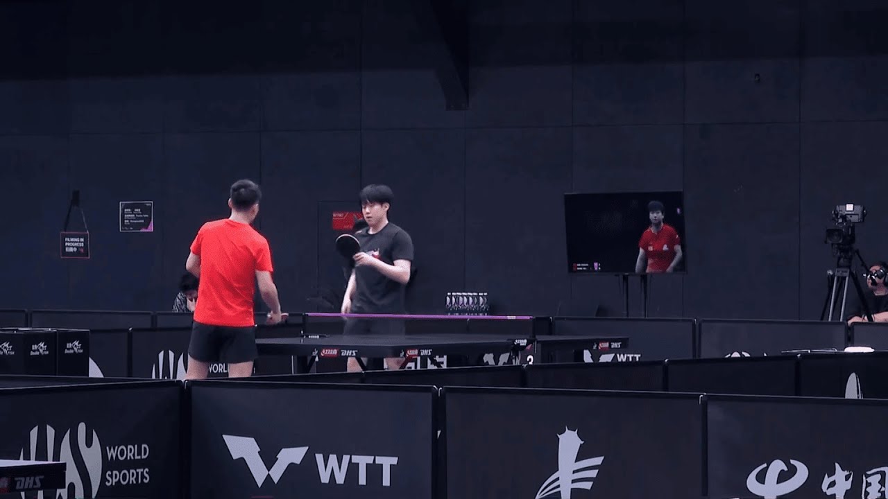Wang Chuqin Training Session #6 (PART 1) - WTT Champions Chongqing 2025 (CHN)