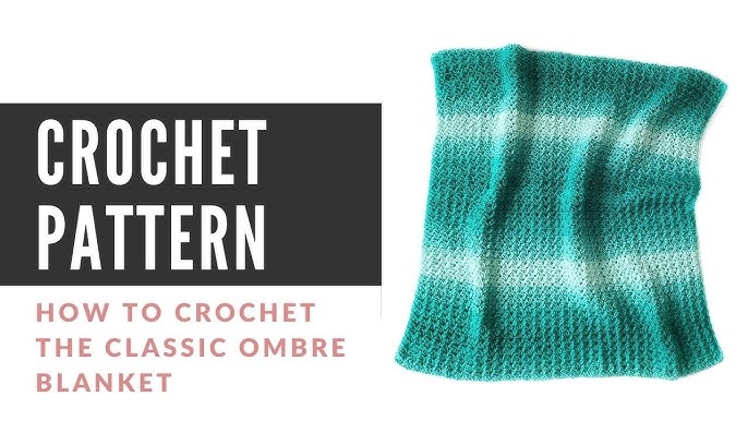 Crochet an Easy blanket using Caron Latte Cakes ! 