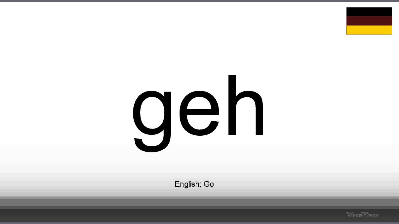 How to pronounce Hhggg in German