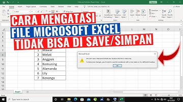 Cara Mengatasi File Microsoft Excel Tidak Bisa di Save / disimpan