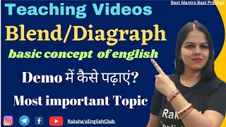 Blend/Diagraph | Basic concept of English | Demo teaching |Most important eng topic | Spoken English