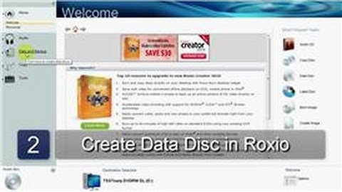 Video : How to Burn a DVD Using Roxio